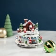 thumbnail image 3 of Northlight Animated and Musical Santa Claus Christmas Ice Skating Scene - 6", 3 of 6
