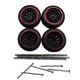 thumbnail image 3 of 4 ruedas y neumáticos para coche RC. Neumáticos RC con llanta. Accesorios de aleación para coche RC. Rojo estilo C, 3 of 9