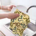 thumbnail image 6 of Sikiie Various Snake Waffle Weave Kitchen Dish Cloth,Super Absorbent Kitchen Dish Towels 16*26 Inches for Dish Rags Washing Dishes, Drying Dishes, 6 of 7