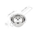 thumbnail image 3 of Pot de Cuisson Double en Acier Inoxydable 400ml avec Poignée Résistante à la Chaleur Outils de Fusion Universels pour Chocolat Bonbon Beurre Fromage, 3 of 7
