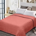 thumbnail image 4 of Ohmyroo Striped Summer Quilt 59x78.7inch Soft Cotton Cooling Comforter Lightweight Bedding, 4 of 6