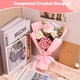 thumbnail image 4 of Ramo Tejido Omldggr Flores de Crochet Artificiales Rosas, 4 of 9