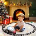 thumbnail image 5 of JoyStone Electric R/C Train Set Toys for Boys with Smokes, Lights & Sound, Tracks, Toddler Model Train Set with Steam Locomotive Engine & Cargo Cars and Tracks, Christmas Toy Train for Kids, 5 of 7