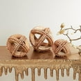 thumbnail image 3 of Textured Wooden Bead Orb, 3 of 3