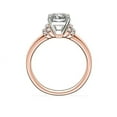 thumbnail image 2 of 0.65 Carat Excellent Radiant Cut Real Diamond New Design Solitaire Ring for Wedding Solid 18K Rose Gold Size 11, 2 of 6