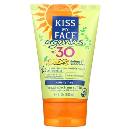 Kiss My Face Kiss My Face Organics Sunscreen, 3.4