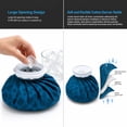 thumbnail image 3 of Ice Packs Cold Pack Water Ice Bag with Cover,Hot & Cold Therapy and Pain Relief Ice Pack for Injuries Reusable with Elastic Breathable Support Wrap 4-Pack,3 Sizes (6"/9"/11"), 3 of 9