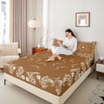 jejeloiu Boho Paisley King Sheets,Floral Pattern Bedding For Adults ...