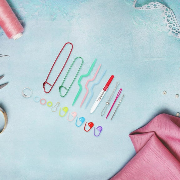 SOPOTUTU Crocheting Supplies Yarn Craft Crochet Needles Multi Knitting Shoes 1 Set