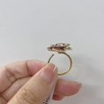 thumbnail image 6 of Elegant Camellia Flower Ring for Women CZ Diamond Floral Statement Ring Open Wrap Finger Band Wedding Anniversary Promise Rings Dainty Jewelry, 6 of 12