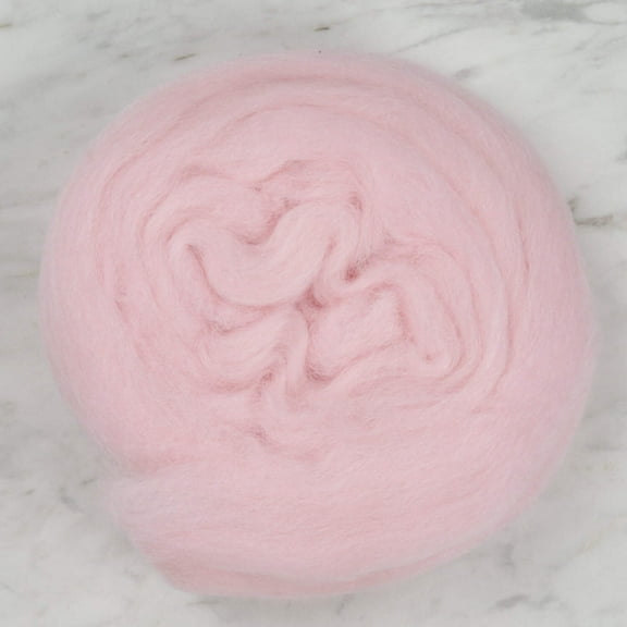 Kartopu Natural Wool Roving Felt,Pink - K782