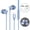 Blue C port, variant on YIEMEEN HIFIs Music In Ear Earphones Clear Sound Heavy Bass TangleFree Cable