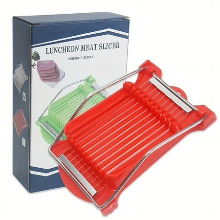 

EASTIN Easy-to-use Cheese Slicer Cheese Slicer Stainless Steel Egg Slicer Multifunctional Lunch Meat Slicer Creative Meat Slicer Cut 10 Slices of Fruit Onion Soft Food Roast Leg F