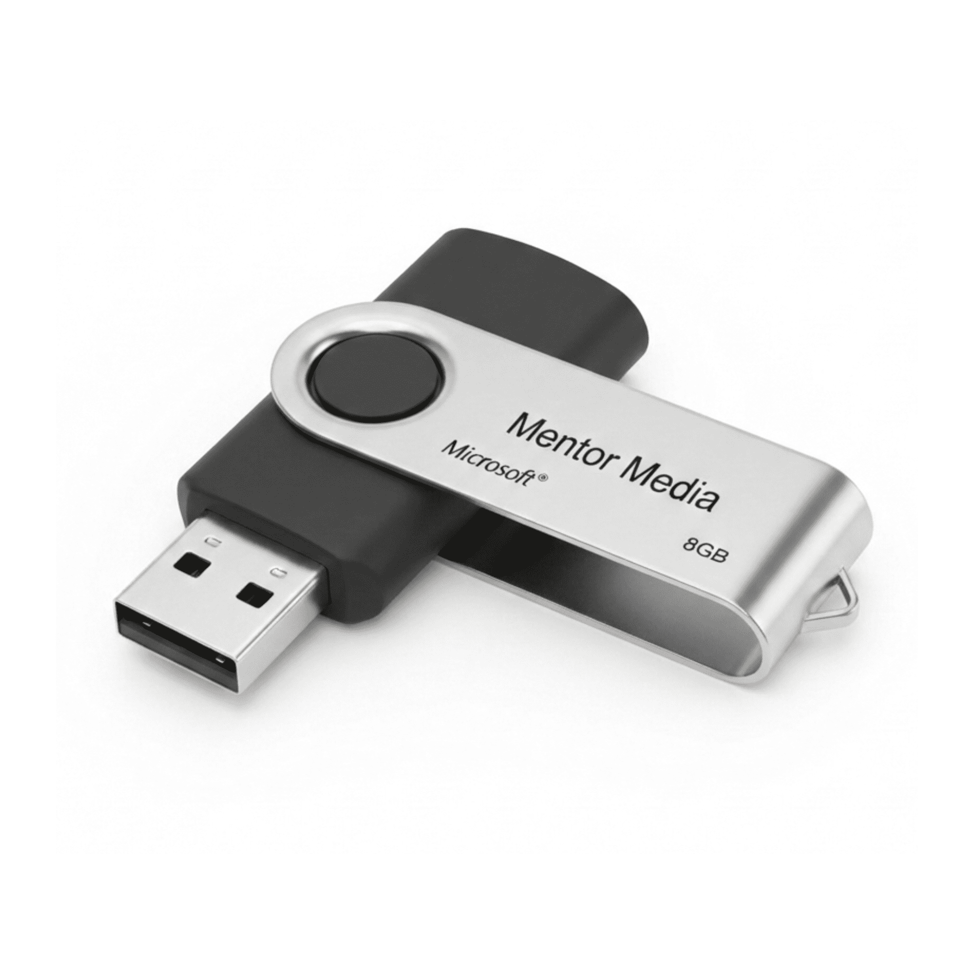 Count of 3 Microsoft 8GB USB 2.0 Flash Drive by Mentor Media (7KDV5)