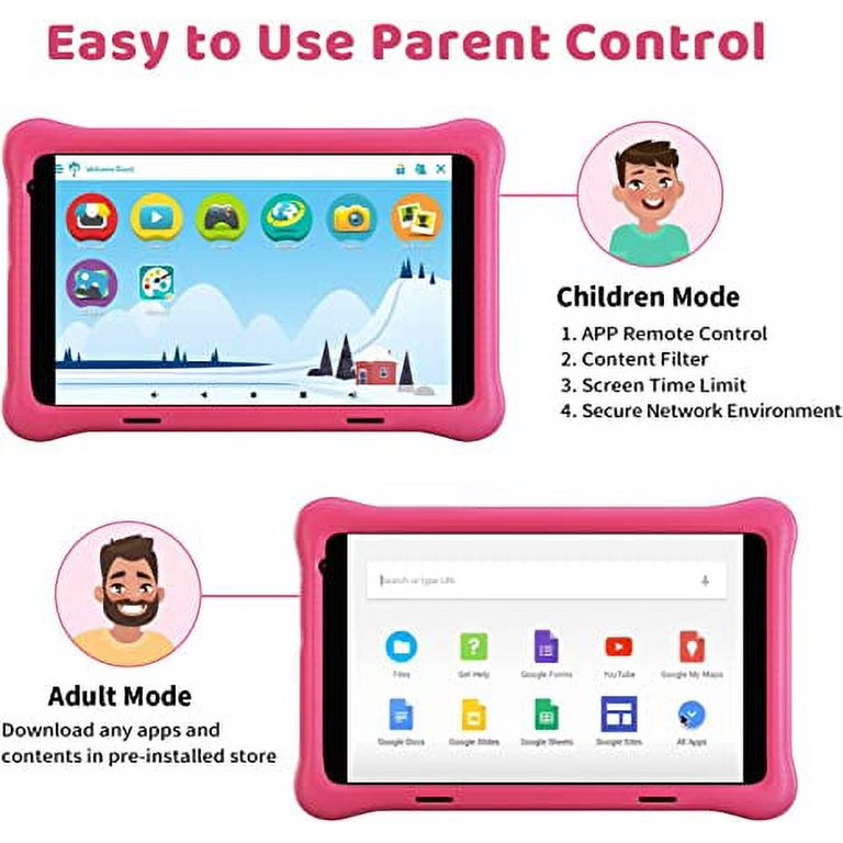 8 inch Tablet for Kids, Android 10 Kids Tablet with Parental