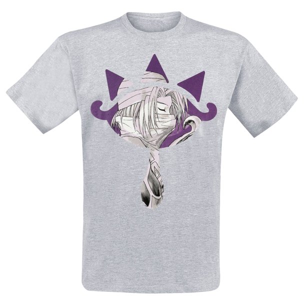 The Legend Of Zelda - Camiseta el Ojo de Sheikah para Adultos Unisex (Gris Jaspeado, Morado)