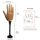 thumbnail image 2 of Mano de práctica de silicona para uñas acrílicas, maniquí femenino flexible y flexible, mano de práctica de tamaño natural con soporte para uñas, herramientas de práctica de uñas (3#-mano derecha), 2 of 5