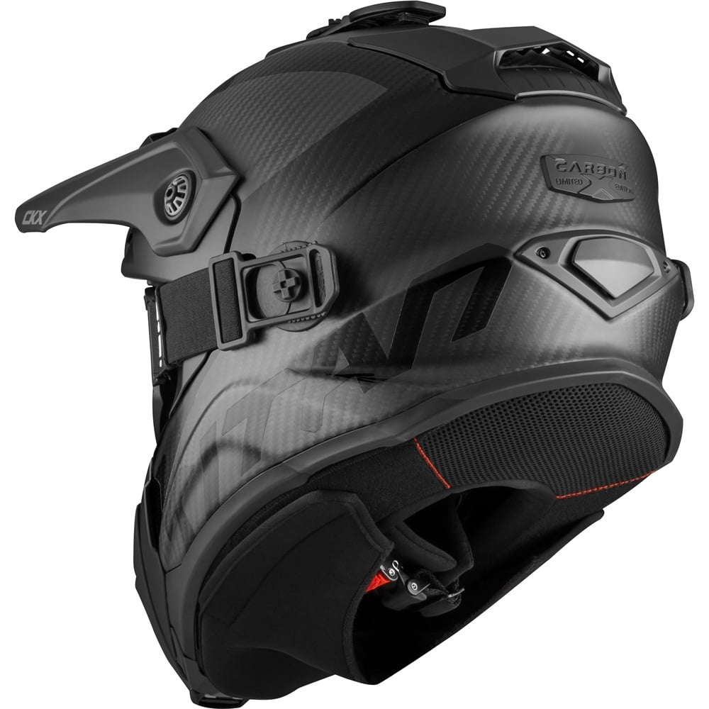 CKX Titan Original Carbon Full Face Snowmobile Helmet Carbon Grey 507252