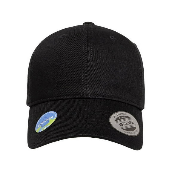 YP Classics - EcoWash Dad Hat - 6245EC - Black - Size: Adjustable