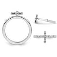 thumbnail image 4 of 1/10 Carat (ctw) Diamond Cross Ring in Sterling Silver, 4 of 4