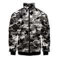 thumbnail image 2 of Chaqueta con estampado 3D de camuflaje para hombre, abrigo deportivo de calle de gran tamaño, chaqueta con cremallera para primavera y otoño, 2 of 5