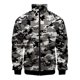 thumbnail image 2 of Chaqueta con estampado 3D de camuflaje para hombre, abrigo deportivo de calle de gran tamaño, chaqueta con cremallera para primavera y otoño, 2 of 5