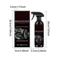 thumbnail image 3 of Jioakfa Clean Products Clearance 20% 120Ml Car Tire Bright Spray Once Sprayed Black Waterproof Protection Lasting Suitable For Cars Suvs And Motorcycles Black Size, 3 of 9