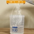thumbnail image 2 of Contenedor Multigrano, Tanque de Plástico Hermético, Diseño Transparente, Material Resistente y Duradero, Conservación de Alimentos, Organización Del Refrigerador, Tamaños de 1050 Ml, 800 Ml, 2 of 7
