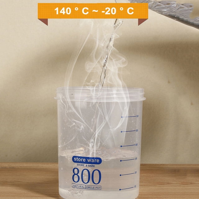 Bigersell Contenants de Rangement pour Aliments Offres Contenants en Plastique Durables et Grands avec Couvercles Forme Rectangulaire Contenants Réutilisables pour Farine et Sucre Contenants Alimentaires en Plastique