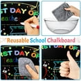 thumbnail image 4 of First and Last Day of School Board Sign with 6 Colorful Liquid Chalk Markers Pack - 14”x11” Double-Sided - Back to School Supplies for Kindergarten Preschool ﻿, 4 of 10