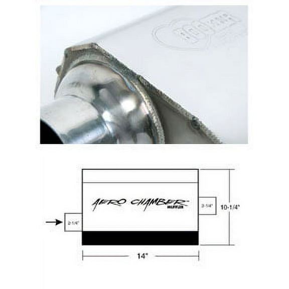 Hooker 21501HKR Exhaust Muffler