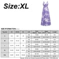 thumbnail image 2 of Femmes Été Casual Imprimé Bohème Sangle Floral Longue Robe Maxi, Sans Manches V Robe de Cou, 2 of 5