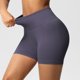 thumbnail image 4 of mfyjkho Pantalones Cortos De Entrenamiento, Pantalones Deportivos Cómodos Para Mujer, Pantalones Cortos De Fitness De Cintura Alta, Transpirables, Ajustados Y De Secado Rápido Para Yoga. Xl, 4 of 9