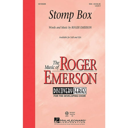 Hal Leonard Stomp Box (Discovery Level 2) SSA composed by Roger