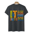 thumbnail image 4 of YDLCAFD T-Shirts pour Femmes Col en V Graphique Été Décontracté Imprimé Manches Courtes Col Rond T-Shirt, 4 of 4