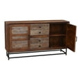 thumbnail image 4 of Muyal Recycled Mango Wood Sideboard with 4 Drawers and 2 Doors, 4 of 5