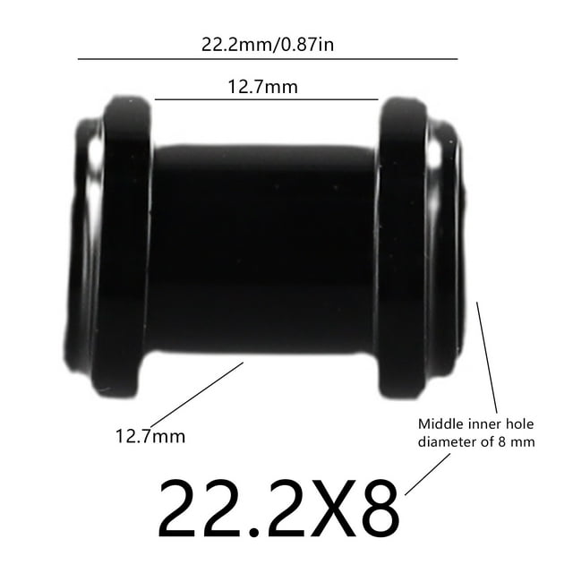 GLFILL Bicycle Rear Shock Absorption Bushing Aluminum-Alloy Bushes Hardware Kit For-Rockshox Mountain Bike Shock Absorbers Parts 5 Size 8mm*22.2mm