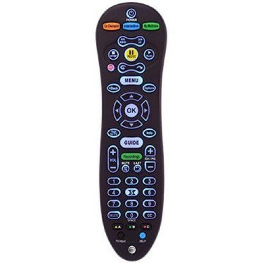 AT&T UVERSE S30 UNIVERSAL REMOTE CONTROL BLUE BACK LIGHT CYRC1057AT