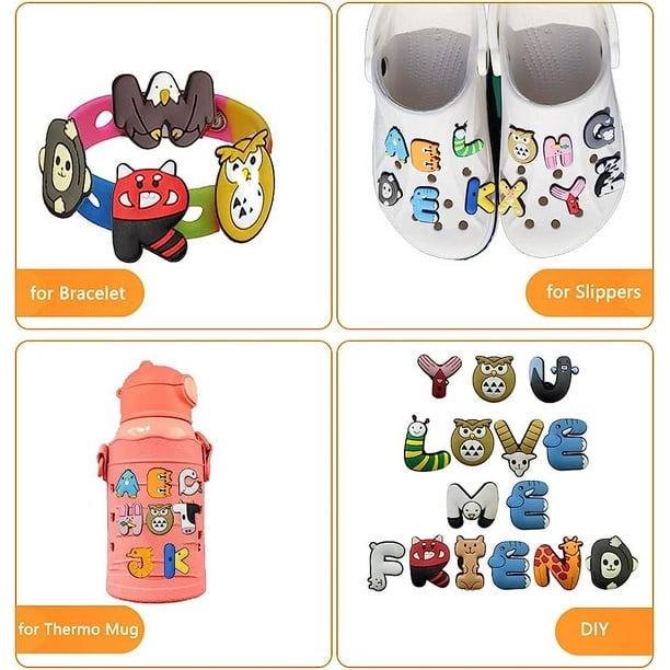 Letter Er Shoe Charms, Alphabet Clogs Decoration Brlet Wristband