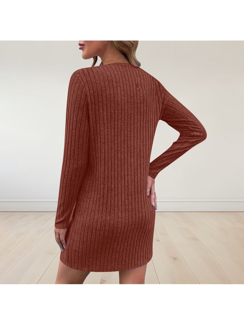 drape knit dress Rick Owens Lilies Side Drape Knit Dress