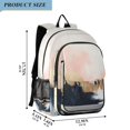 thumbnail image 2 of FORMRS Unisex School Backpack 17" Student Travel Bag with Laptop Compartment, Abstract Landscape, 2 of 7