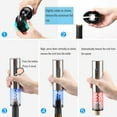 thumbnail image 3 of pitrice Electric Wine Bottle Opener Set Automatic USB Rechargeable Visual Multifunctional Bottle Opener Foil Cutter Vacuum Stopper Wine Pourer for Home Restaurant Wedding, 3 of 6