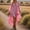 03-Pink, variant on Women's Boho Floral Print V Neck Long Sleeve Dress, High Low Ruffle Hem Flowy Maxi Dress Casual Party Vacation Beach Dress 01-Beige M