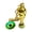 Brazil, variant on World Soccer Cup Soccer Trophy Keychain with Flag Pendant - Gold Cup Trophy Keyring for Supporters - Metal Sports Fan Souvenir, Gift for Soccer Lovers & Collectors