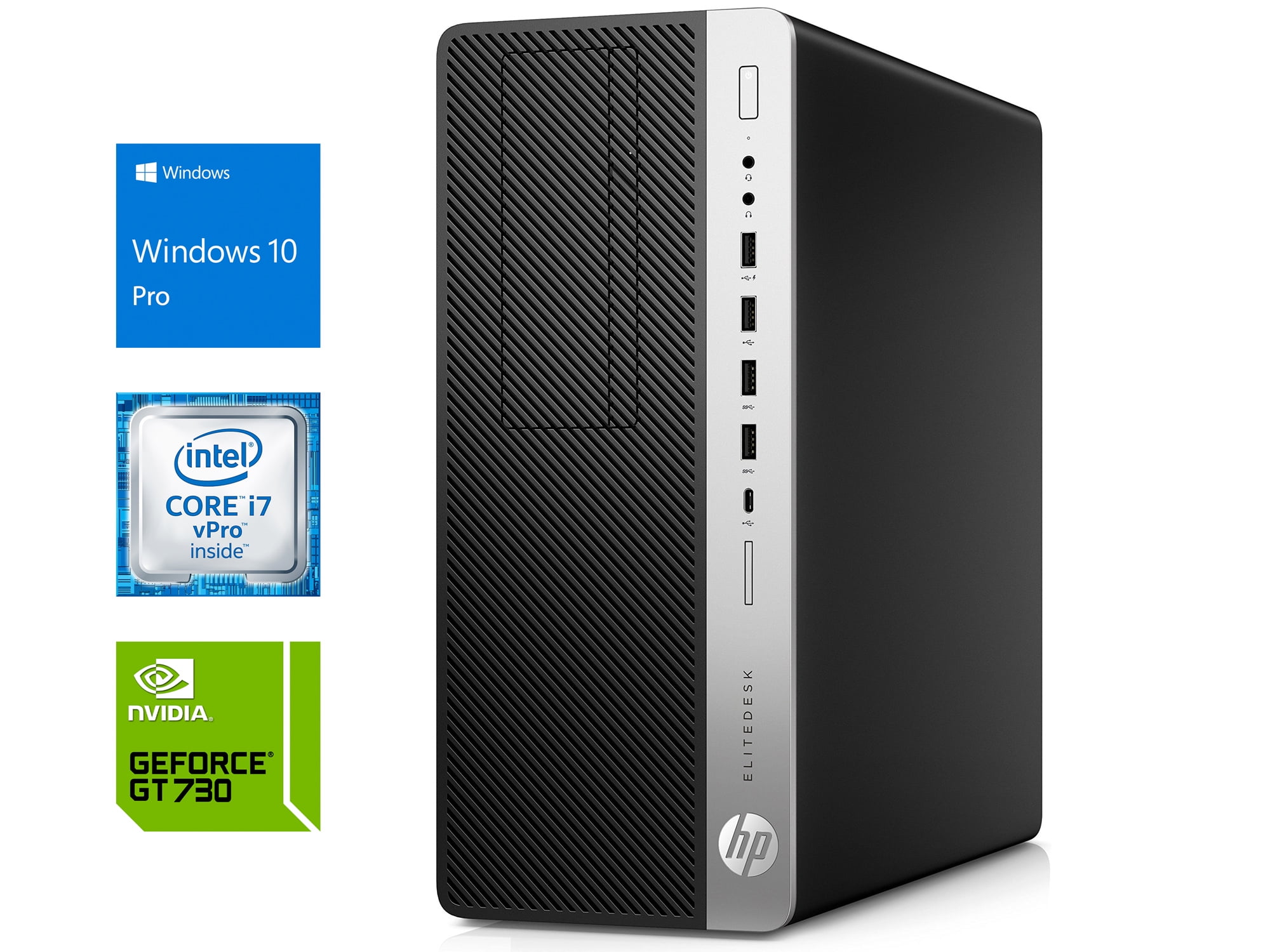 HP EliteDesk 800 G3 Desktop, Intel QuadCore i76700 Upto 4.0GHz, 8GB