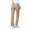 thumbnail image 2 of Adar Universal Womens Low-Rise Multipocket Drawstring Straight Leg Pants, 2 of 7