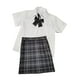 thumbnail image 3 of Uniforme japonés para mujer, bonita falda de uniforme escolar para niñas para espectáculos. L, 3 of 8
