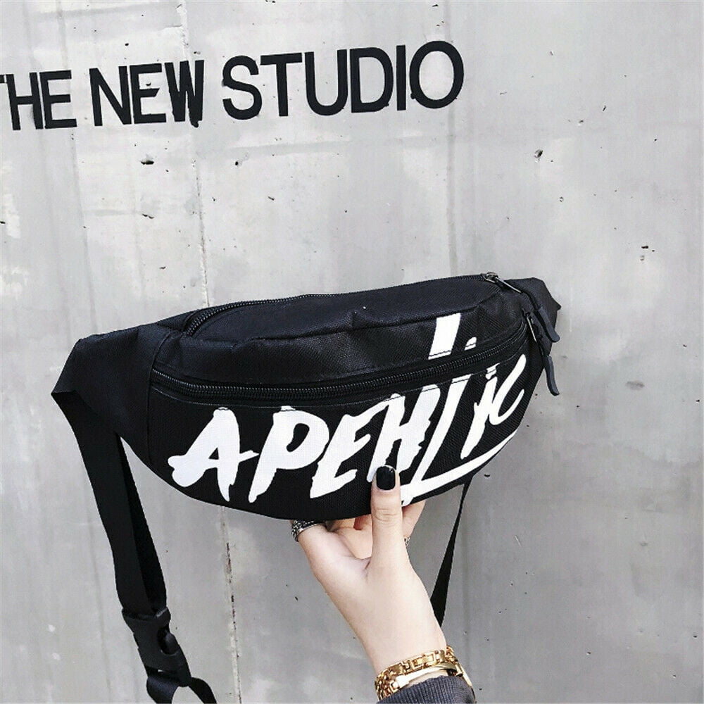 sunsiom fanny pack waist bolsa men women crossbody hip belt pouch pocket travel sport bum