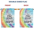 thumbnail image 6 of America Forever Pet Memorial House Flag - Paw Prints On My Heart, Lost Pet Cat Dog Bereavement Remembrance - Double Sided Seasonal Yard Outdoor Decorative Flag - 28" x 40", 6 of 7