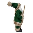 thumbnail image 2 of Kurt Adler 18.5-Inch Kringles Winter Green Santa with cane and lamp decoration, 2 of 6